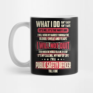 Public Safety Officer What i Do Mug